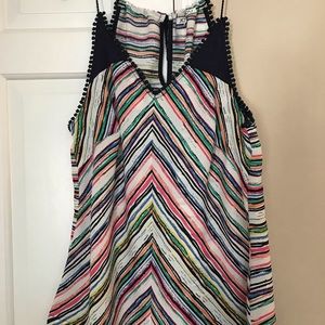 Two Boutique Tops | Multi Color | Navy Blue | Med